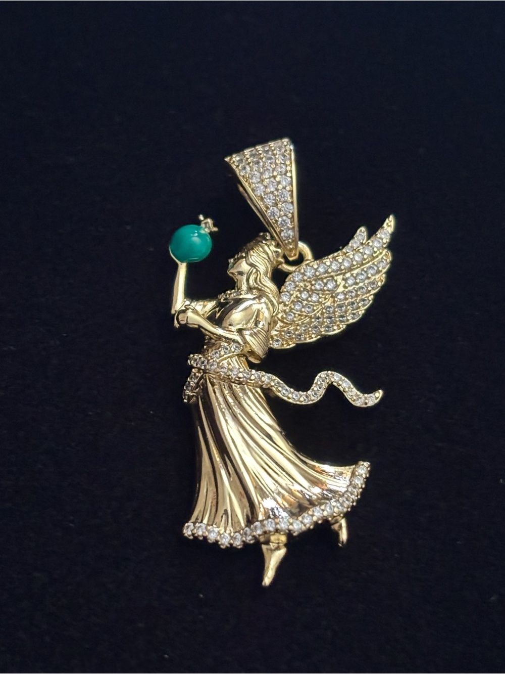 Gold Plated Angel pendant